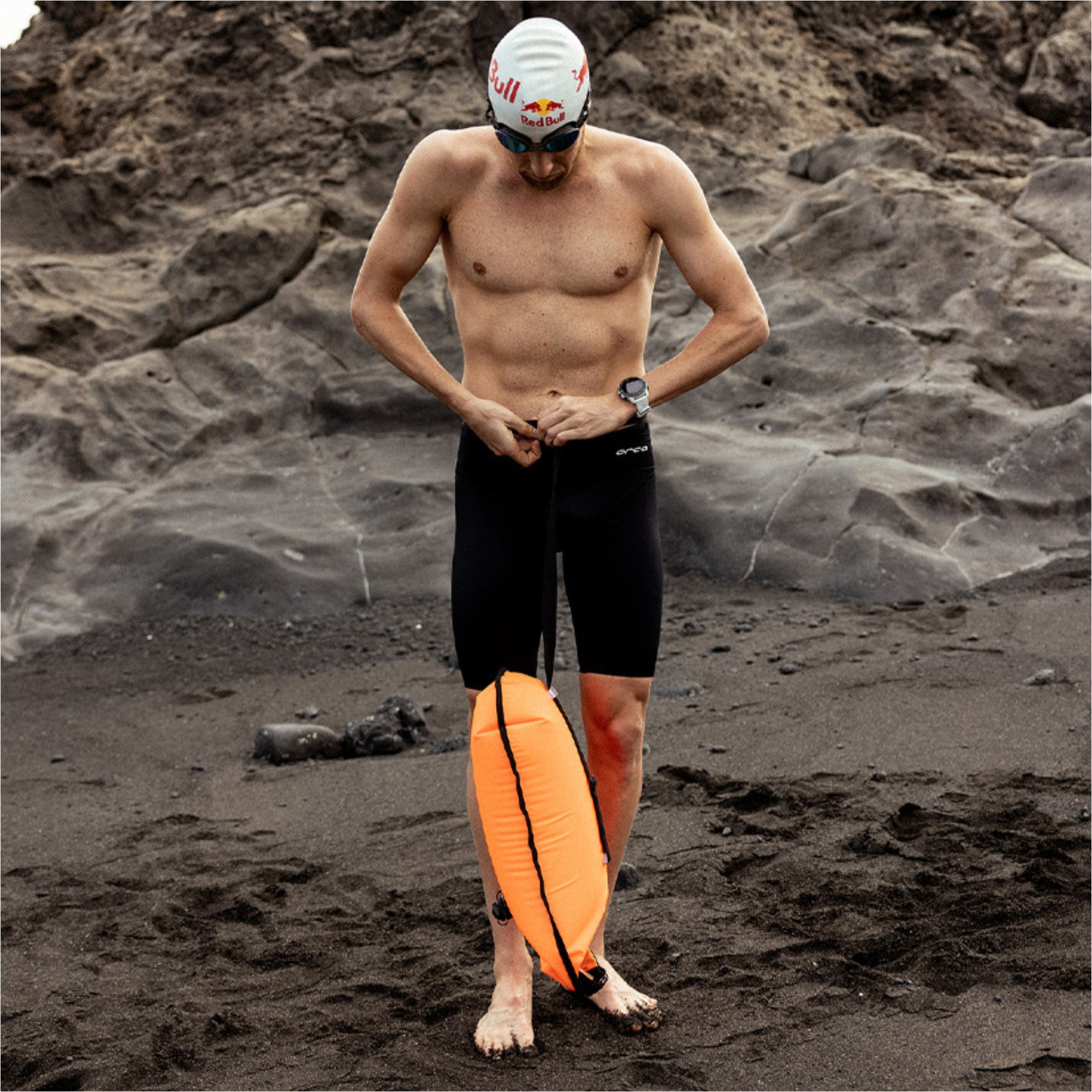 2026 Orca Männer Neoprene Jammer Swim Shorts NA2J - Black